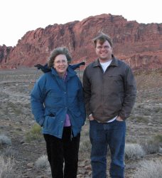 We used to visit Tyler & Anna when they lived in Las Vegas.  Then we'd head to Quartzsite for the Pow-Wow.